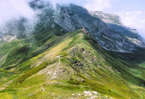Panorama sul passo delle saline