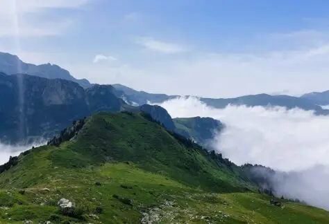 Le nuvole viste dal garelli