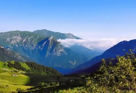 Panorama dal rifugio garelli