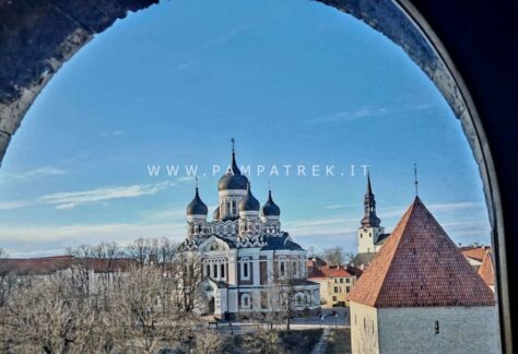Cattedrale di Aleksandr Nevskij nel centro storico di Tallinn